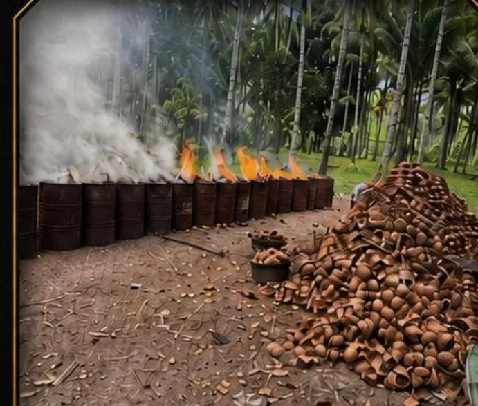 Proses pembakaran bahan baku